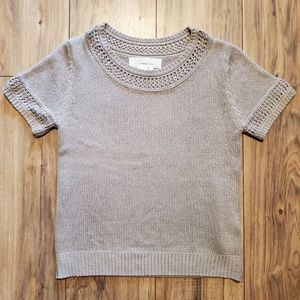 Anthropologie Short Sleeve Sweater